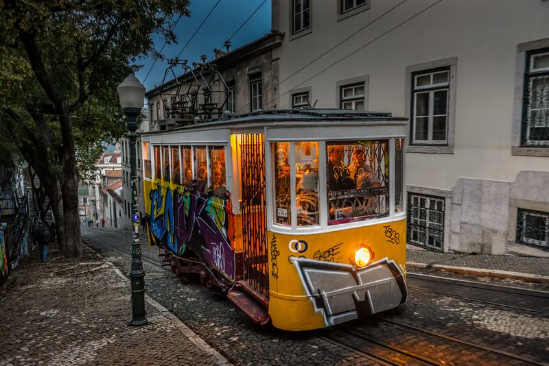 The Gloria Funicular had been operational since 1885 and was designated a national monument in the '90s.