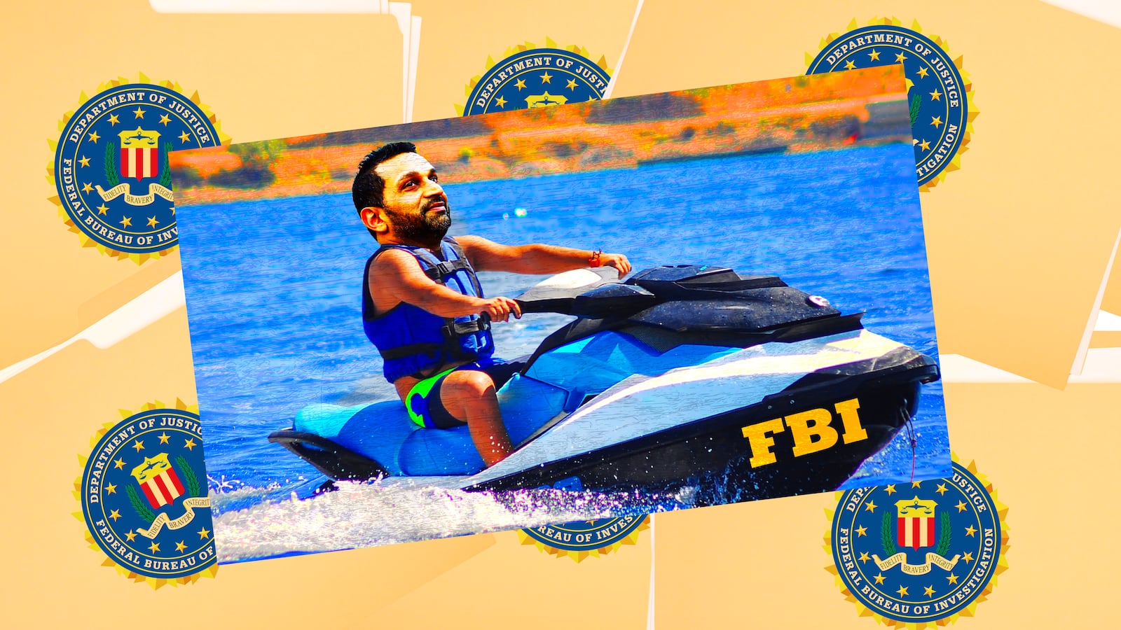 Kash Patel photo illustration