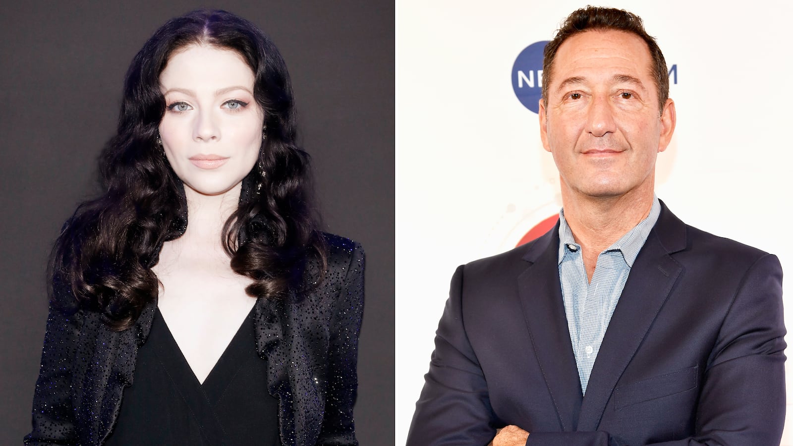 Michelle Trachtenberg and Jay Cohen.