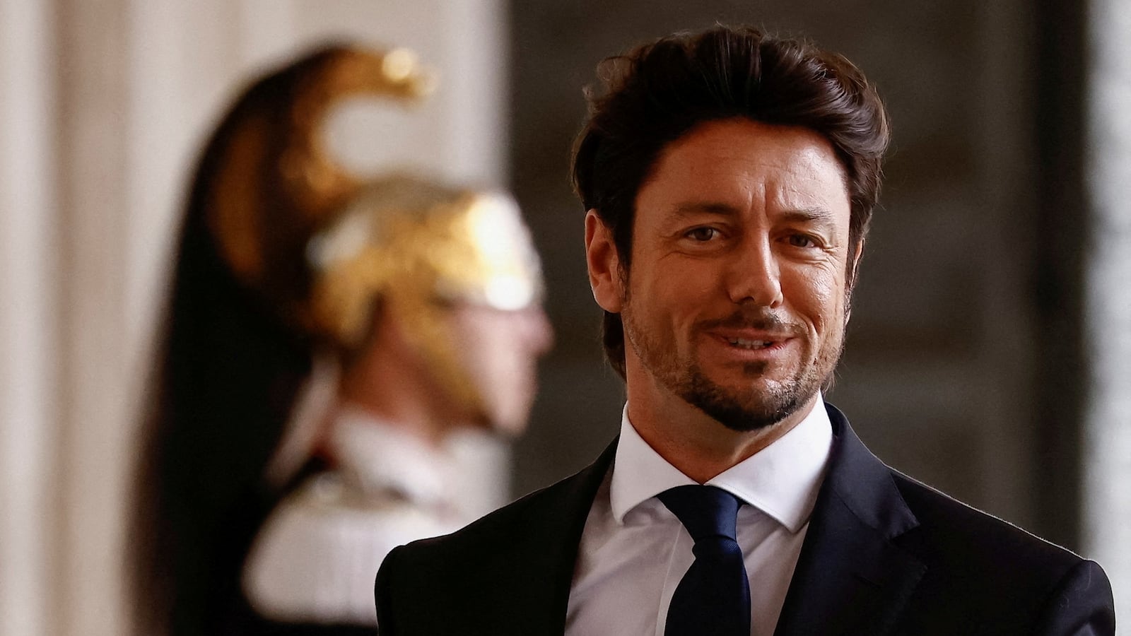 Andrea Giambruno, partner of Italian Prime Minister Giorgia Meloni