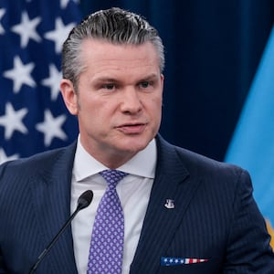 U.S. Secretary of Defense Pete Hegseth speaks during a briefing held with Chairman of the Joint Chiefs of Staff General Dan Caine (not pictured), amid the U.S.-Israeli conflict with Iran, at the Pentagon in Washington, D.C., U.S., March 31, 2026. REUTERS/Jonathan Ernst     TPX IMAGES OF THE DAY