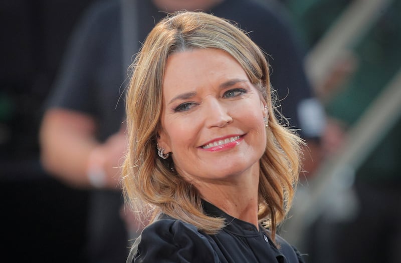 Host Savannah Guthrie appears on NBC's Today show