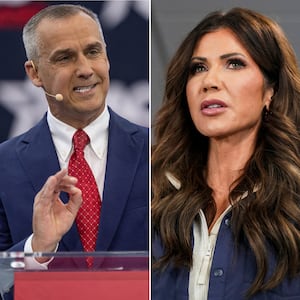 Corey Lewandowski and Kristi Noem