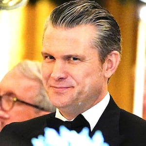 Pete Hegseth during a Governors Dinner at the White House in Washington, D.C., U.S., February 21, 2026.