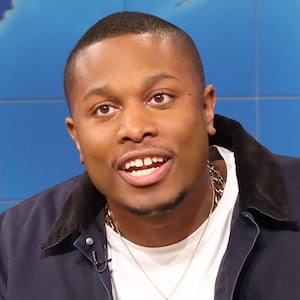 Michael Che and Devon Walker during Weekend Update