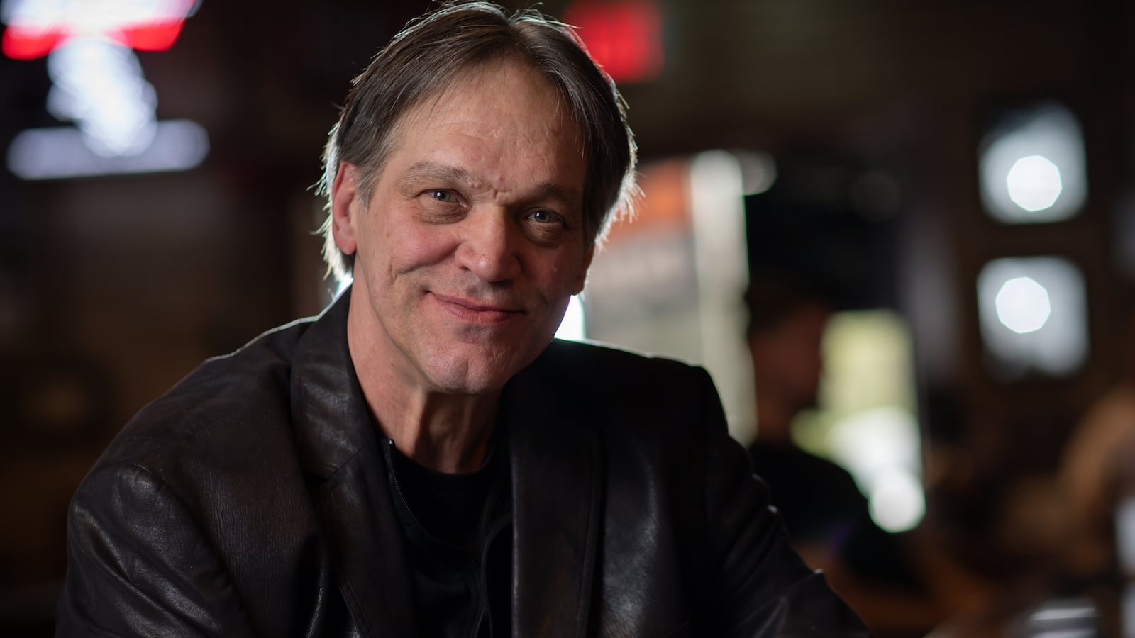 Chicago Bears Hall of Famer Steve "Mongo" McMichael at his Mongo McMichaels restaurant in Romeoville, Illinois, on April 25, 2019.