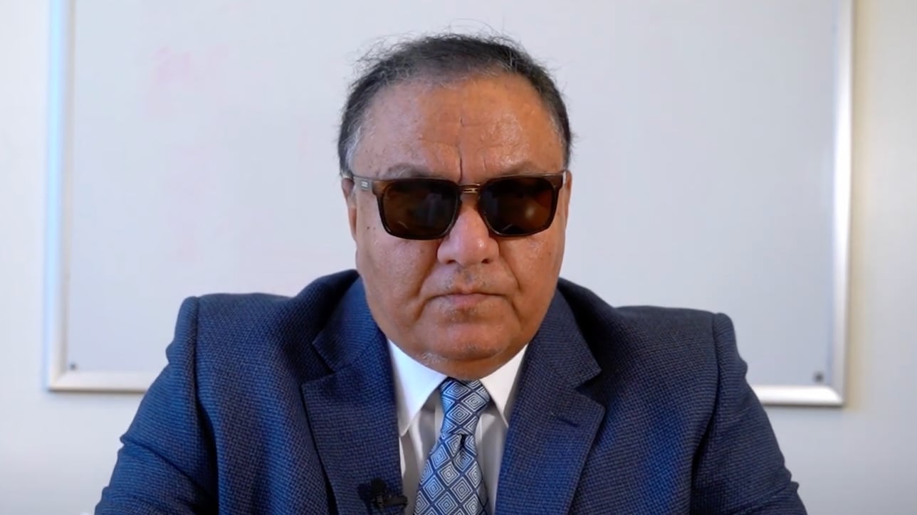 A photo of accused Iranian agent Lotfolah Kaveh Afrasiabi.