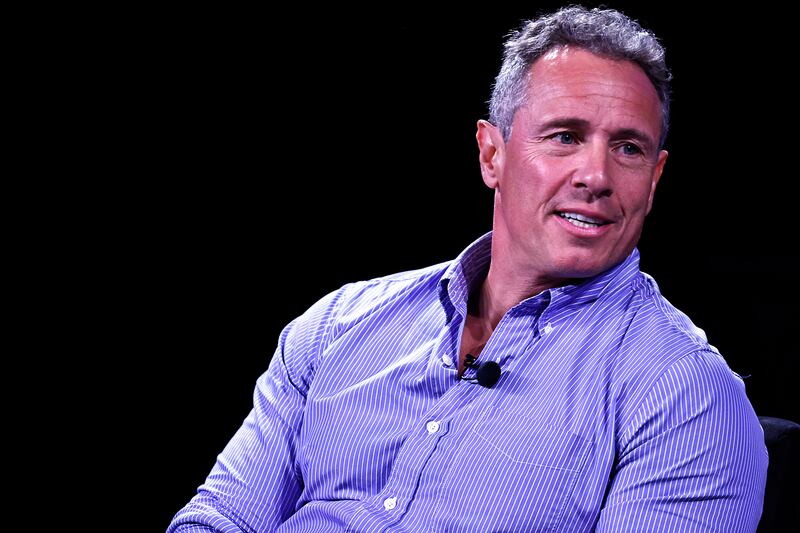 NEW YORK, NEW YORK - JUNE 10: Chris Cuomo speaks during the "A Man With Sole" portion of Tribeca X during the 2025 Tribeca Festival at Spring Studios on June 10, 2025 in New York City.  (Photo by John Lamparski/Getty Images for Tribeca Festival)