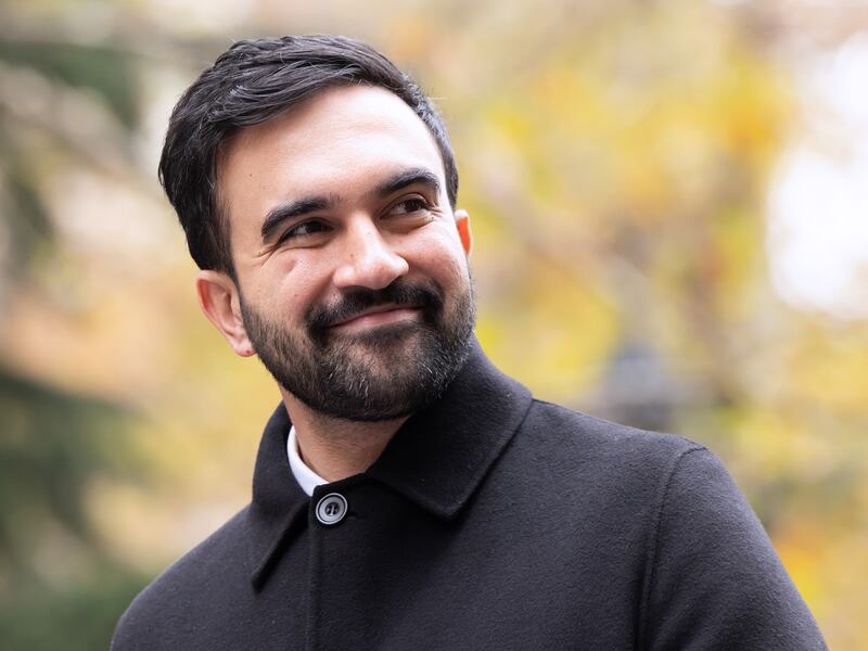 New York City mayor-elect Zohran Mamdani speaks to reporters in New York on November 20 ahead of traveling to Washington to meet with President Donald Trump in the Oval Office on Friday. He said he asked for the meeting and would address affordability.