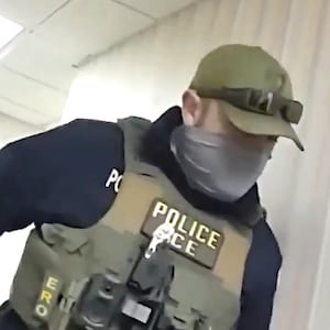 Federal agents in military-style tactical gear filmed themselves kicking in bathrooms during a factory raid in Cato, New York.
