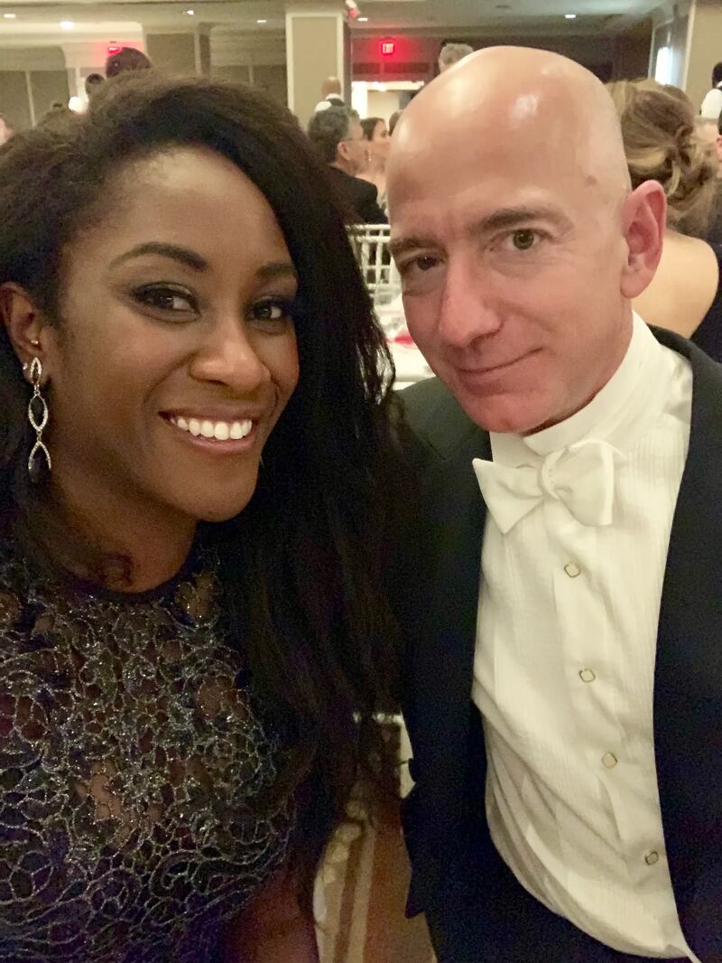 Karen Attiah and Jeff Bezos