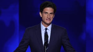 Jack Schlossberg speaks at the 2024 DNC Convention.