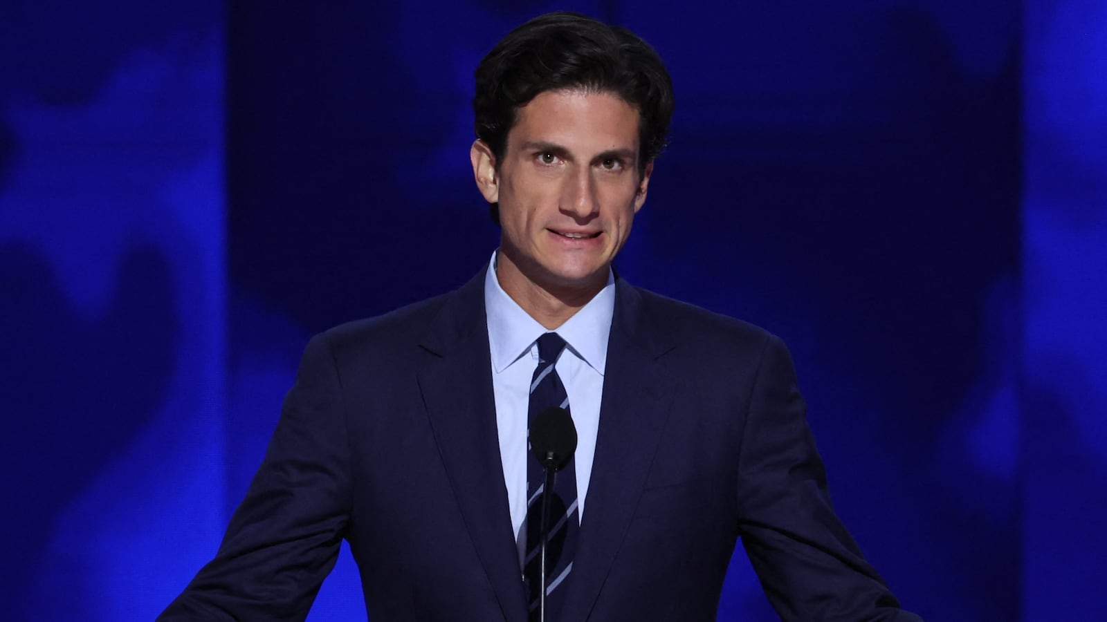 Jack Schlossberg speaks at the 2024 DNC Convention.