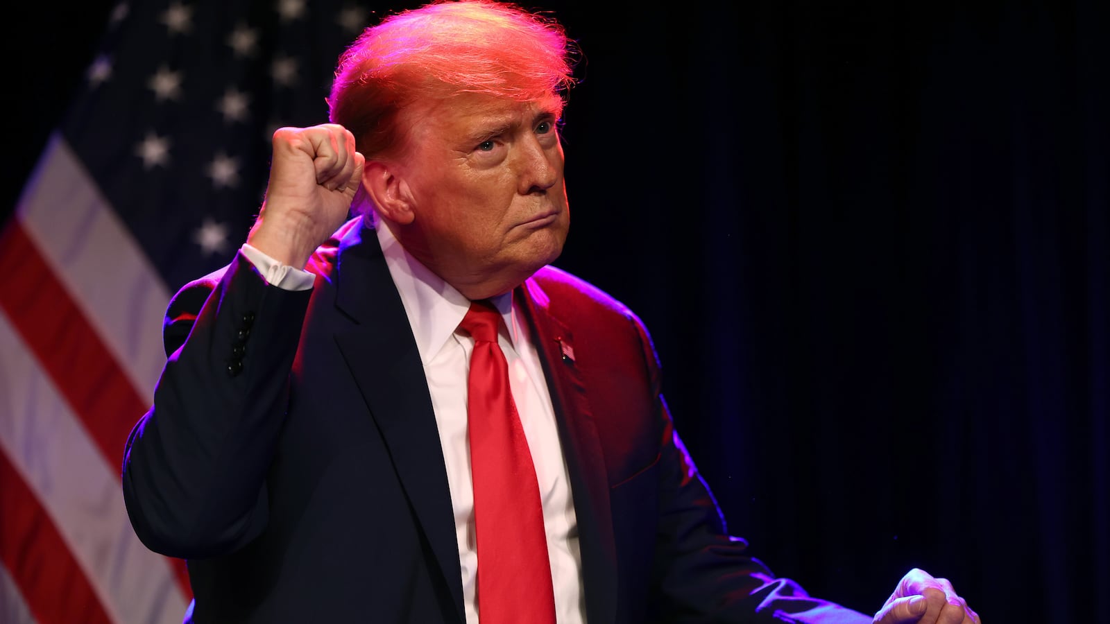 Donald Trump dancing.