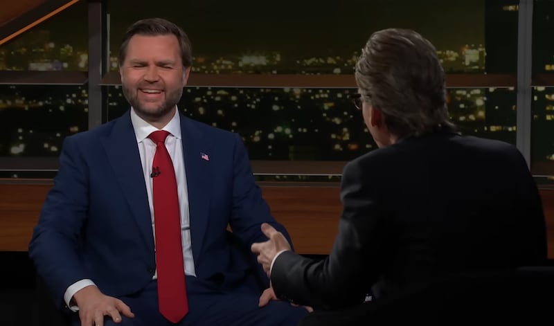 JD Vance talks to Bill Maher.