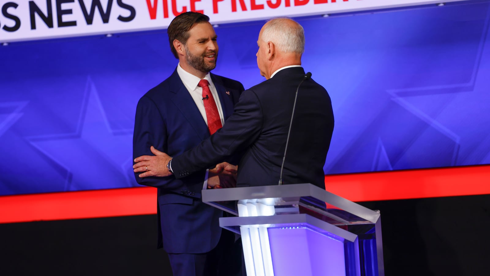 JD Vance and Tim Walz