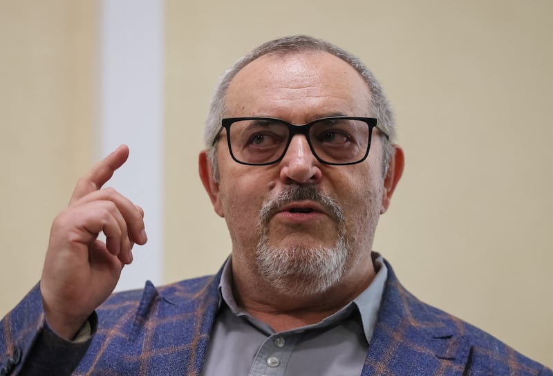 Boris Nadezhdin, an anti-war Russian politician, appears in court in Dolgoprudny, Moscow region, Russia July 17, 2026.  REUTERS/Anastasia Barashkova