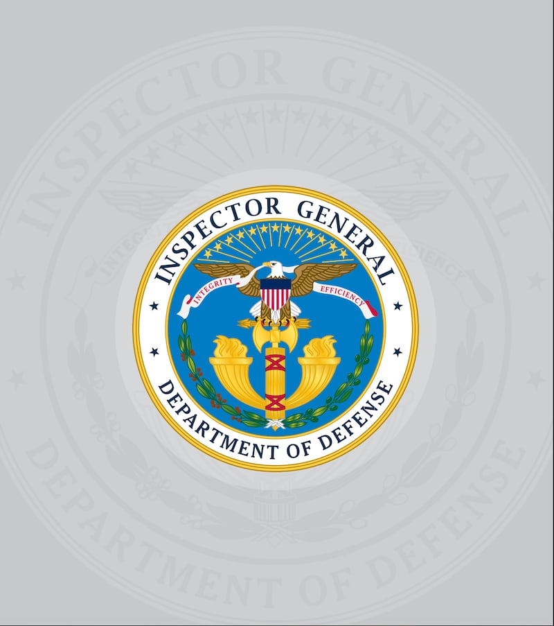 The Inspector General of the Department of Defence was scratching about Aguto Jr.'s conduct in Ukraine.