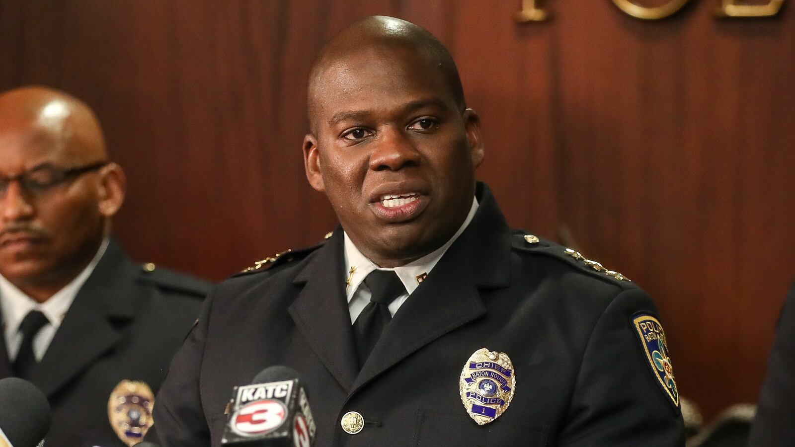 Baton Rouge Police Chief Murphy Paul announces the disciplinary decision on the officers who shot Alton Sterling