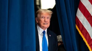 Washington, DC - September 15 : Former President Donald Trump walks out to speak at the Concerned Women for America Summit held at the Capitol Hilton on Friday, Sept 15, 2023, in Washington, DC. (Photo by Jabin Botsford/The Washington Post via Getty Images)