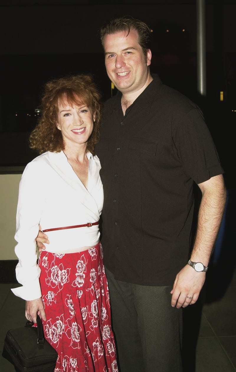 Kathy Griffin and husband Matt Moline at the The Highlands Nightclub & Loggia at the Highlands in Hollywood, California (Photo by Mike Guastella/WireImage)