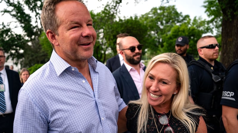 Rep. Marjorie Taylor Greene (R-GA) and her boyfriend Brian Glenn
