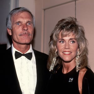 NEW YORK, NY - CIRCA 1990: Ted Turner and Jane Fonda circa 1990 in New York City. (Photo by Robin Platzer/IMAGES/Getty Images)