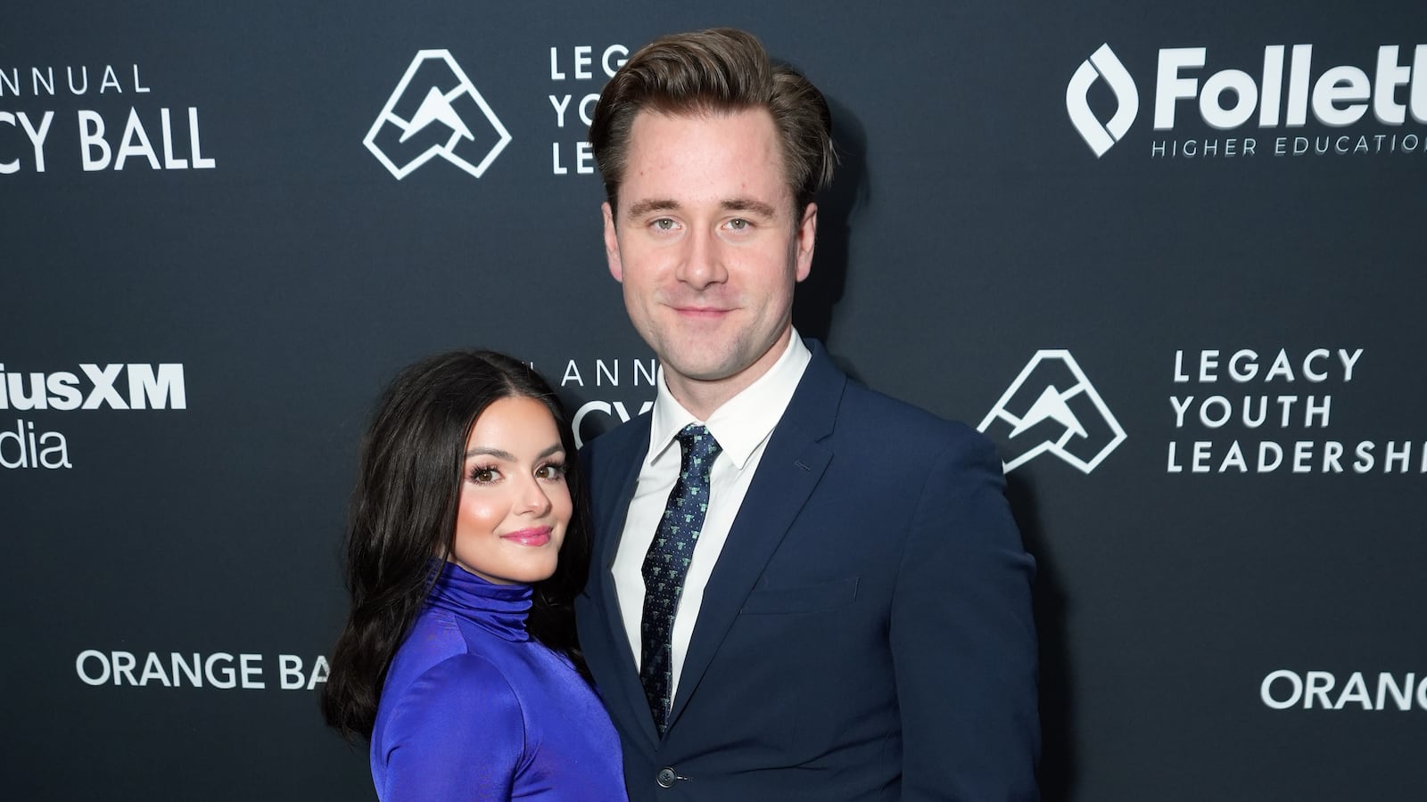 Ariel Winter and Luke Benward attend the 4th Annual Legacy Ball at SLS Hotel, a Luxury Collection Hotel, Beverly Hills on October 05, 2024 in Los Angeles, California.