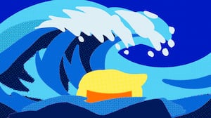 Donald Trump, blue wave