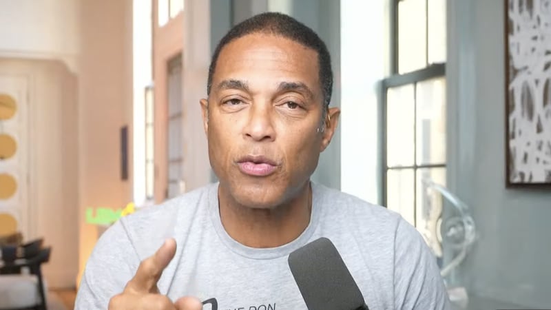 Don Lemon hosting his YouTube show