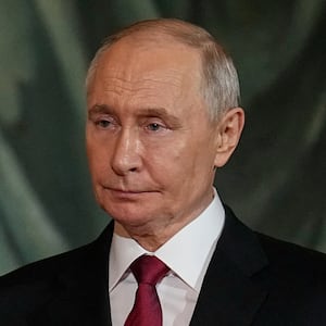 Russian President Vladimir Putin attends the Orthodox Easter service at the Cathedral of Christ the Saviour in Moscow, Russia April 12, 2026. Alexander Zemlianichenko/Pool via REUTERS