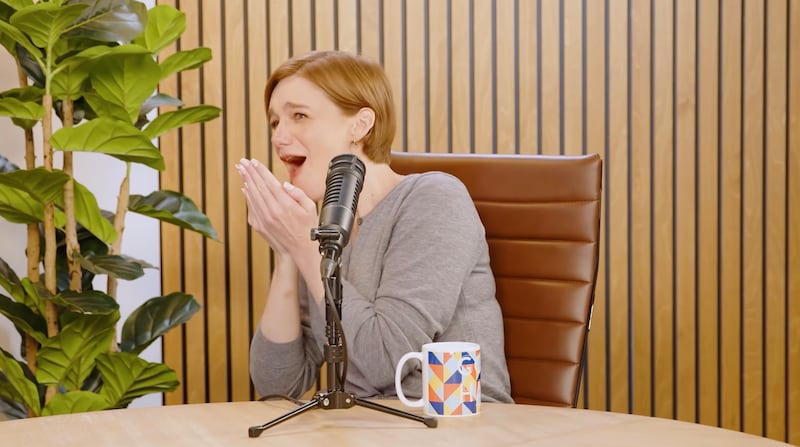 Ashley Padilla, on 'Good Hang' with Amy Poehler.