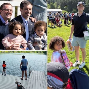 Pete Buttigieg, Chasten Buttigieg, Penelope and Joseph