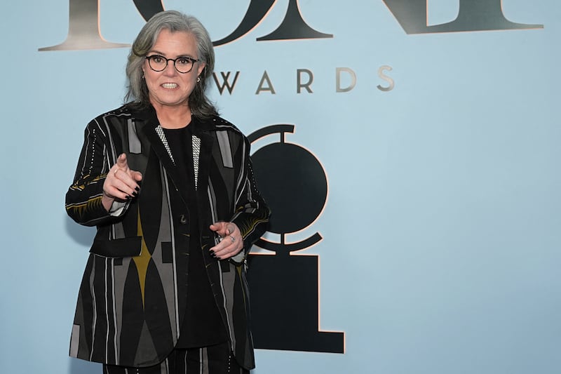 Rosie O'Donnell poses during the Tony Awards in New York in June.