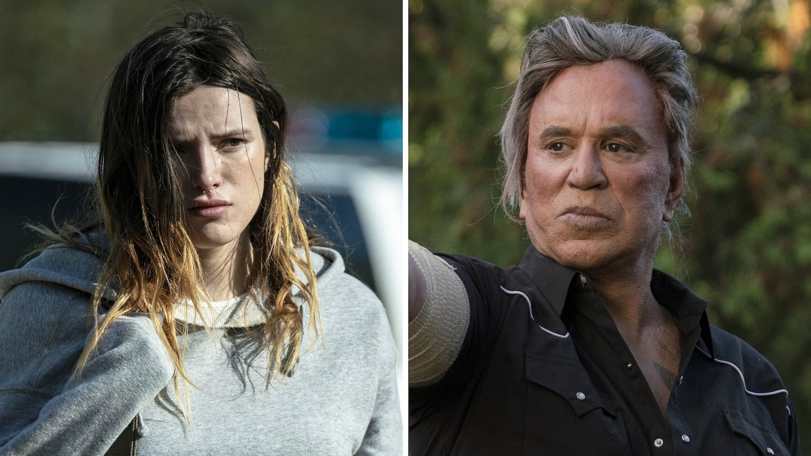 Bella Thorne and Mickey Rourke in Girl