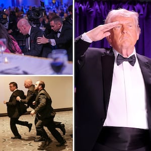 Images from the shooting event at the White House Correspondents Dinner on April 25, 2026