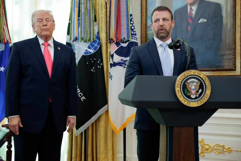 "I love this job. I feel like I get to be a CEO again... My chairman of the board is President Donald J. Trump, which is really neat," Mullin told Fox News.