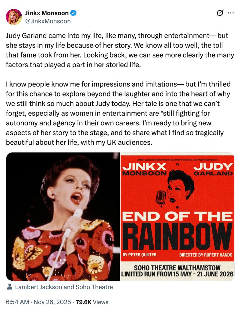 A post from @JinkxMonsoon on X