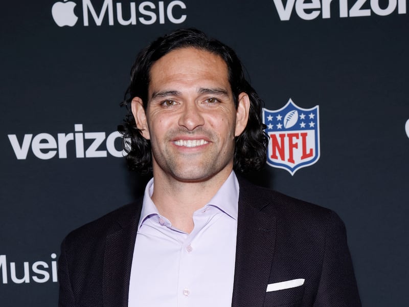 LAS VEGAS, NEVADA - FEBRUARY 10: Mark Sanchez attends Verizon’s “Run the Playlist Live” at Super Bowl LVIII on February 10, 2024 in Las Vegas, Nevada. (Photo by Jeff Schear/Getty Images for Verizon)