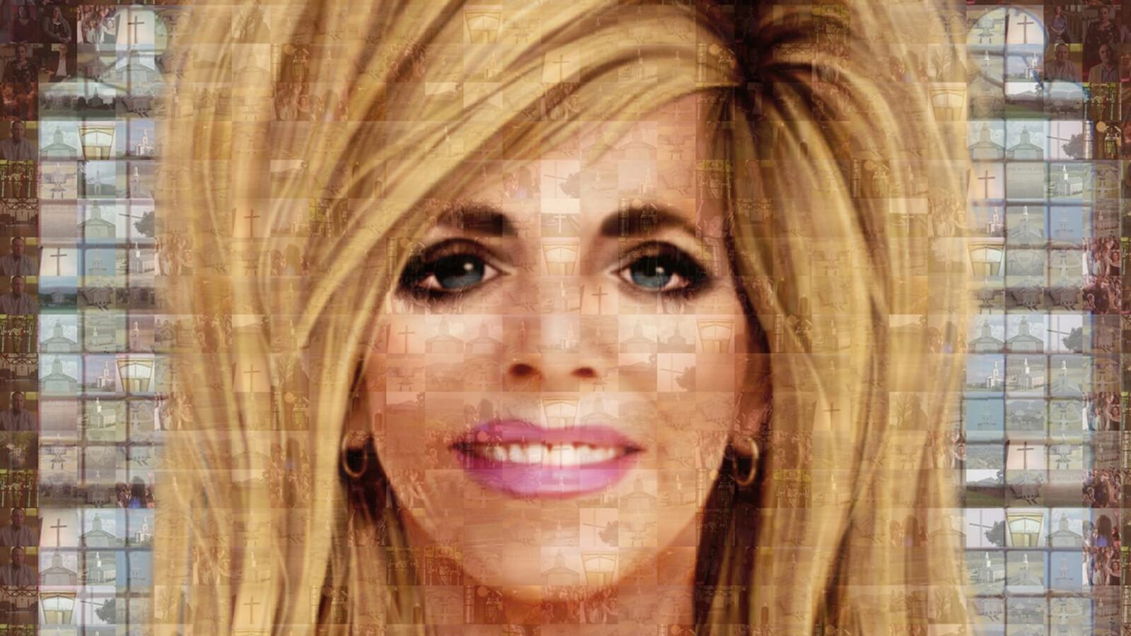 Animation of Gwen Shamblin with big hair