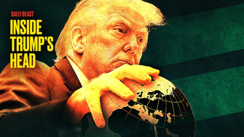Donald Trump tries to assert his power over the entire globe.