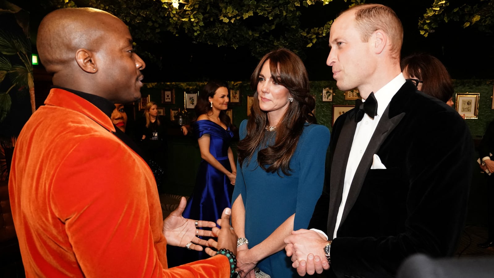 The Prince and Princess of Wales during the Royal Variety Performance at the Royal Albert Hall.