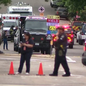 Police work at the scene after an attack that injured multiple people in Boulder, Colorado, U.S. June 1, 2025 in a still image from video. ABC AFFILIATE KMGH via REUTERS  NO RESALES. NO ARCHIVES. THIS IMAGE HAS BEEN SUPPLIED BY A THIRD PARTY     TPX IMAGES OF THE DAY