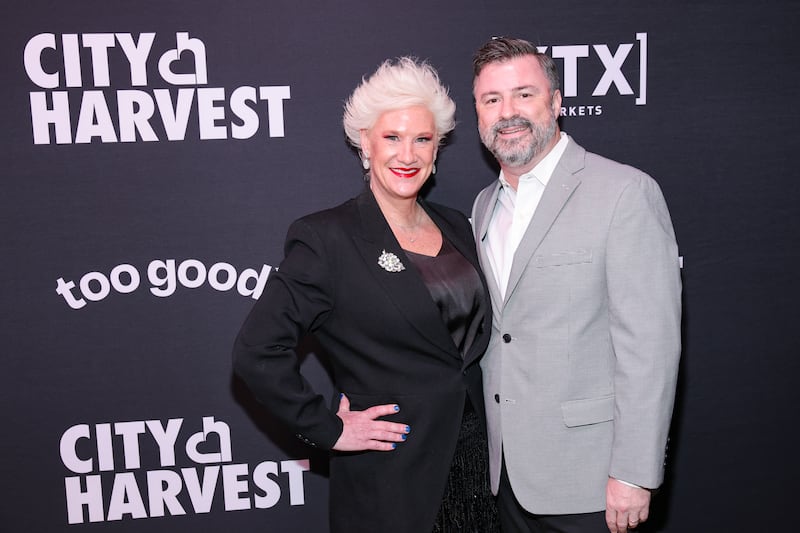 Anne Burrell and Stuart Claxton