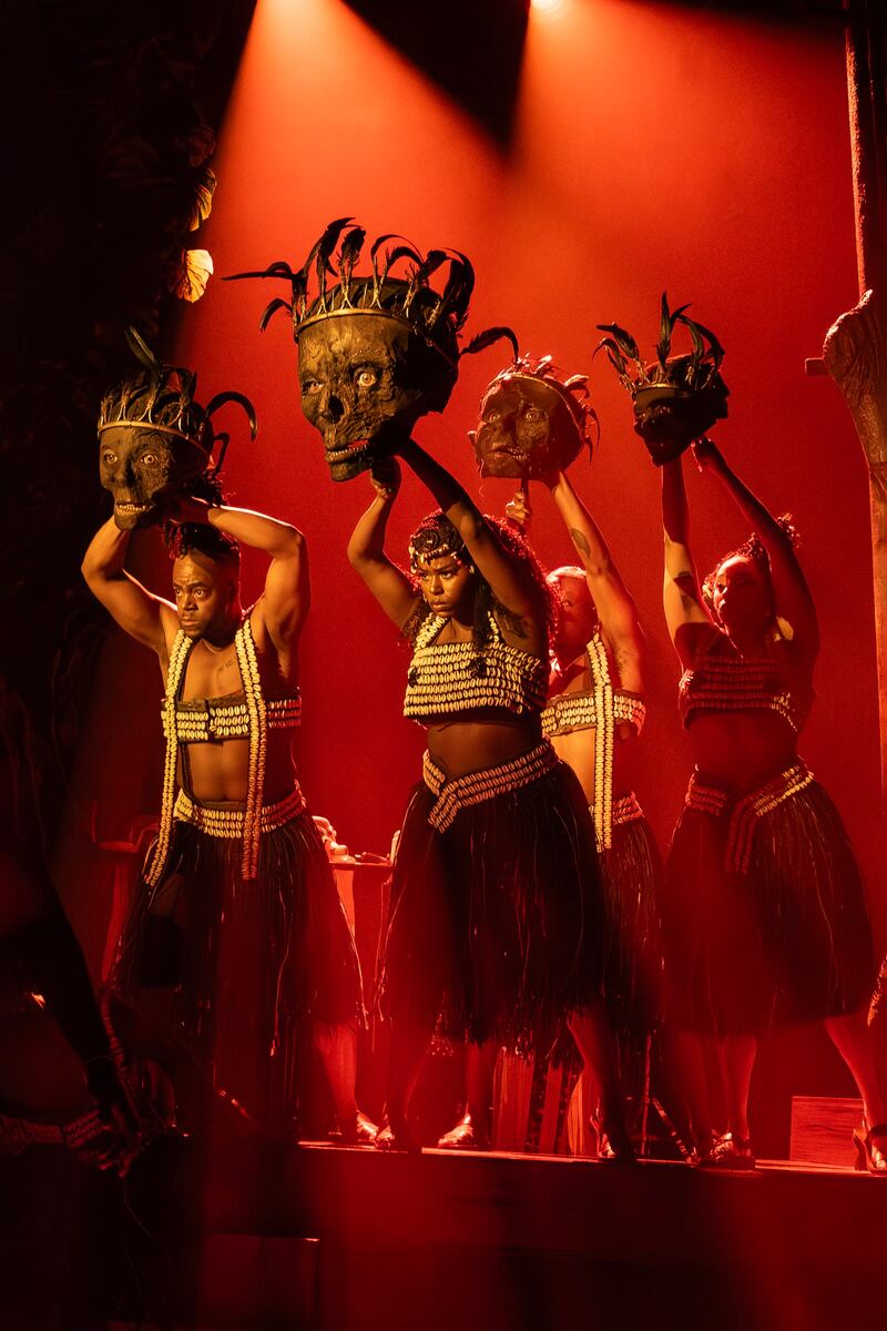 The cast of "Goddess"