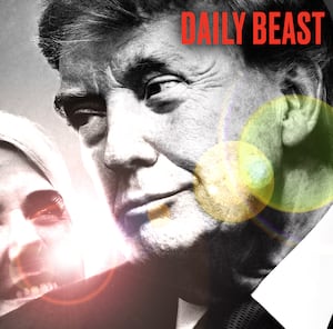 Natalie Harp and Donald Trump