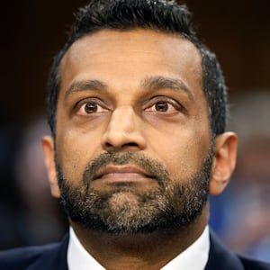 FBI Director Kash Patel prepares to testify before a Senate Judiciary Committee hearing on oversight of the Federal Bureau of Investigation, on Capitol Hill in Washington, D.C.,  on September 15, 2026.