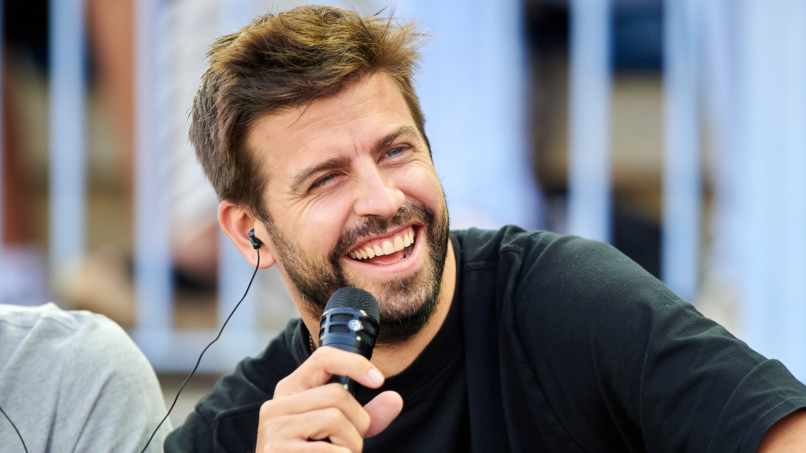 Gerard Pique, president of Kings League looks on during the Kings Cup & Queens Cup Finals