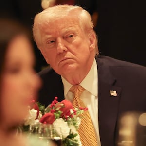 Trump later attended a Christmas Eve Dinner at Mar-a-Lago, where he is spending the holidays this year.