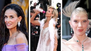 Demi Moore, Lady Victoria Hervey and Kate Alexeeva at the Cannes Film Festival 2026.